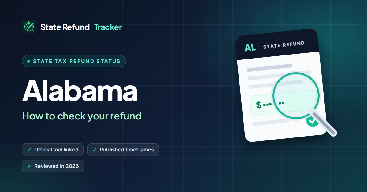 Alabama state tax refund status: how to check your refund