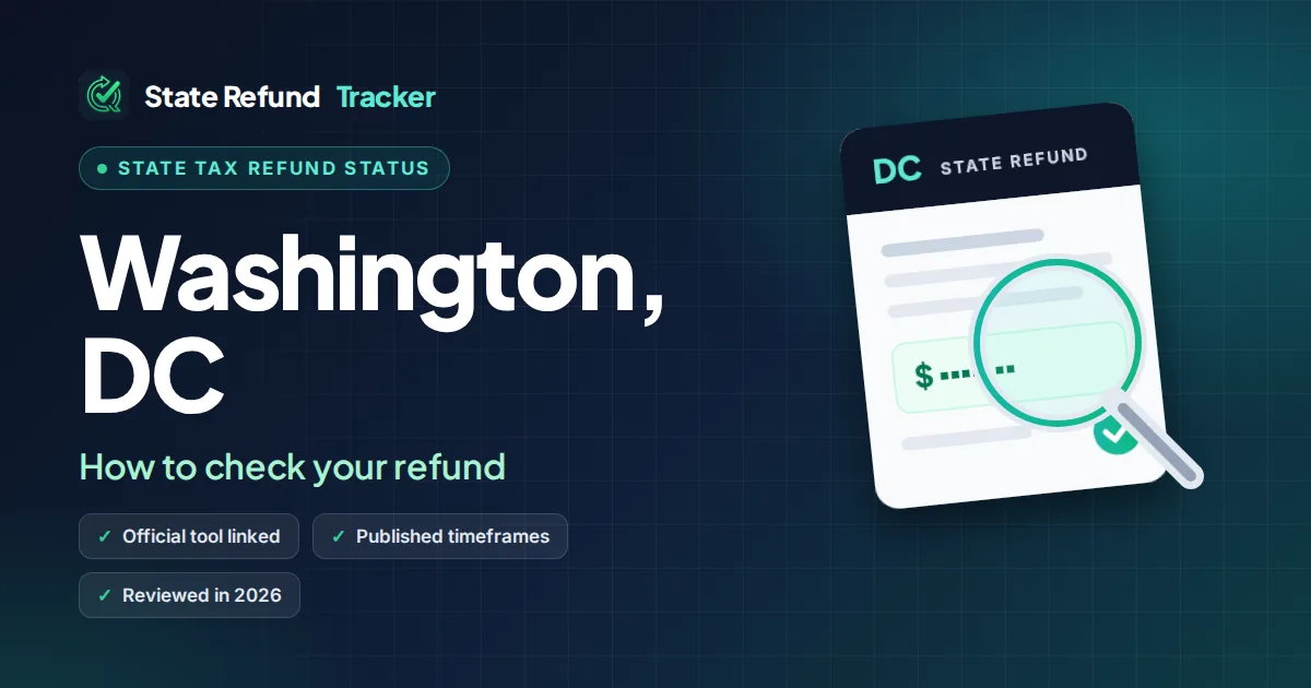 DC state tax refund status: how to check your refund