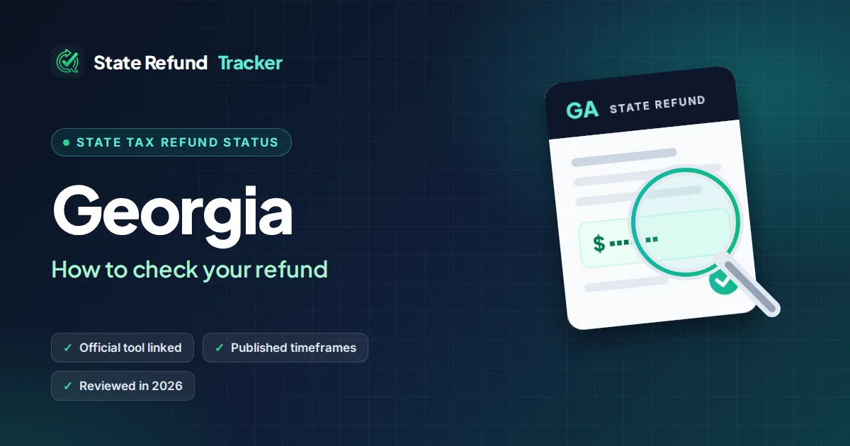 Georgia state tax refund status: how to check your refund