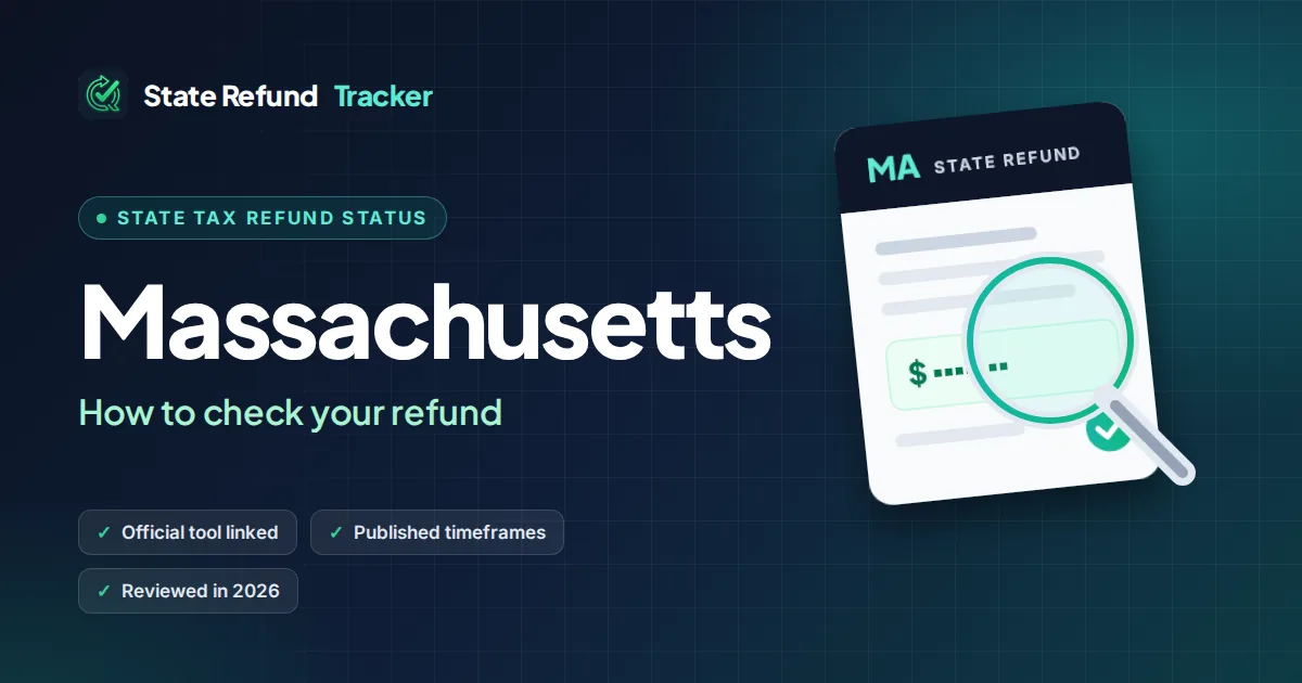 Massachusetts state tax refund status: how to check your refund