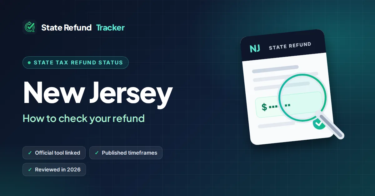 New Jersey state tax refund status: how to check your refund