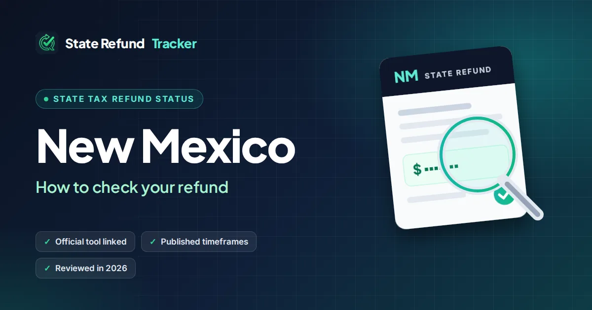 New Mexico state tax refund status: how to check your refund