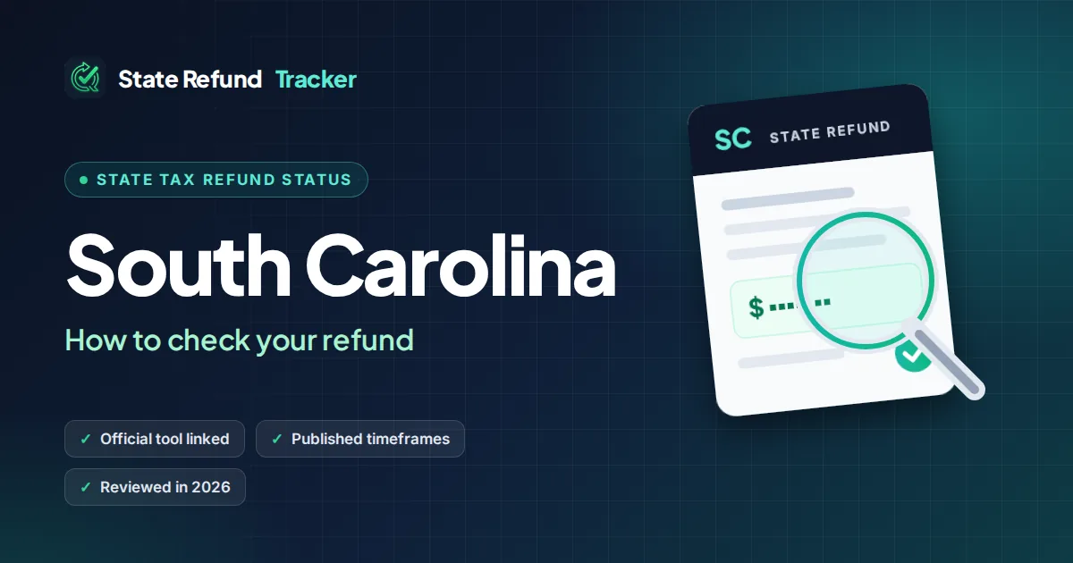 South Carolina state tax refund status: how to check your refund